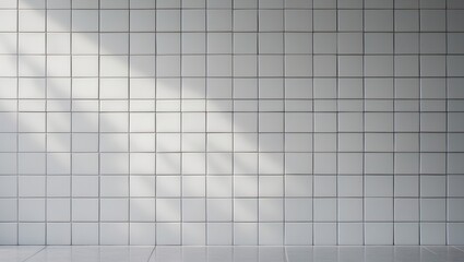 Design and Background Featuring White Tile Texture