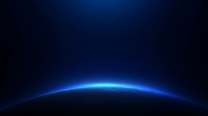 Fototapeta premium Blue Horizon with Light Gradient