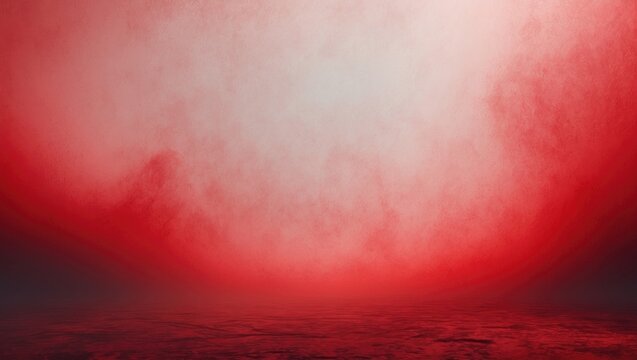 Contemporary abstract black and red backdrop with design space. Dark with a luminous spot, line. Radiant, gleaming. Color gradient. Banner. Opulent.