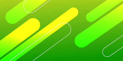 Liquid color background design. Green elements with fluid gradient. Dynamic shapes composition. Eps10 vector