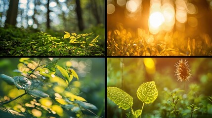 A photography tutorial showing different composition techniques