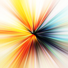 Obraz premium Colorful zoom motion effect. Abstract background. Color lines. Colored texture backdrop and banner.