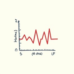 business chart with arrow