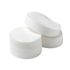 Obraz premium Soft, absorbent cotton rounds perfect for makeup removal, skincare routines, and gentle cleansing