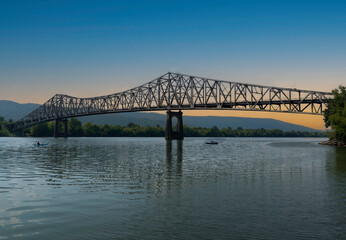 A bridge Spanning the Tennessee River In Alabama