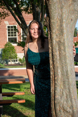 Young Woman Preparing to Attend Prom 2025