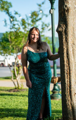 Young Woman Preparing to Attend Prom 2025