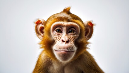 Coloring page for children showcasing a monkey