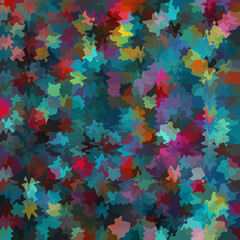 Colorful splashed abstract background. Splash effect and camouflage. Splattered backdrop.