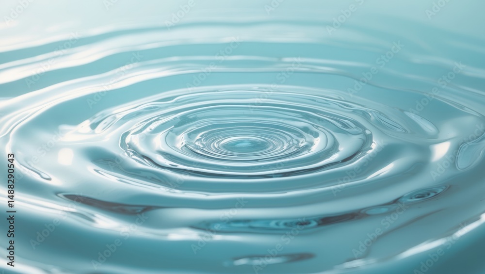 Poster clean transparent background with water texture ripples and waves