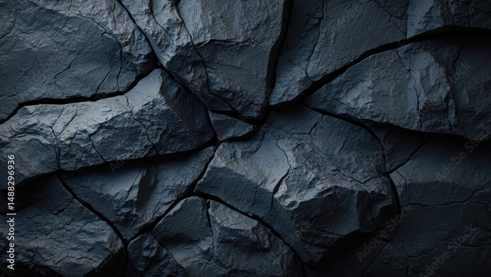 Poster surface and background of a stone wall with textured pile