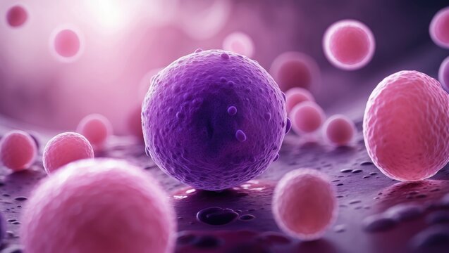 Microscopic examination showing anaemia with thrombocytopenia, and deficiencies in folic acid and vitamin B12.