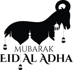  vector illustration of greeting templates for Eid al-Fitr and Eid al-Adha