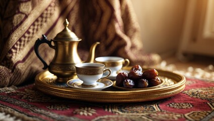Afro-Arab Hospitality Through Traditional Coffee Imagery