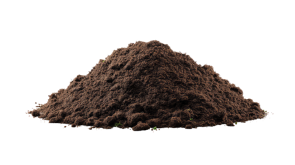 Pile of Dark, Fertile Soil: A close-up shot of a mound of rich, dark soil, hinting at the potential for growth and the nurturing power of the earth.