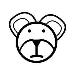 cartoon dog icon