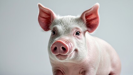 Illustration of a pig on a white background.