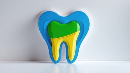 Advocate for dental health through this icon. Suitable for promotional campaigns and awareness efforts.