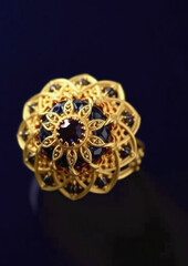 , luxury ring, designer jewelry, gold jewelry, statement ring, multicolor ring, 