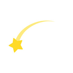 Obraz premium Falling Star Vector