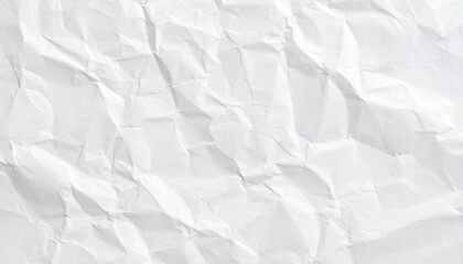 Obraz premium wrinkled white paper texture