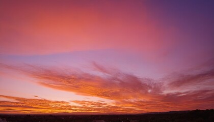 Colorful sky after the sunset
5