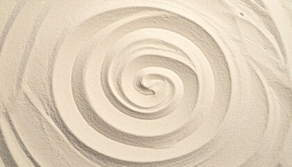 Swirling patterns of sand beach shoreline abstract art natural environment aerial view texture and movement
