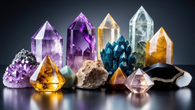 Stunning colors and patterns in crystals, minerals, and stones