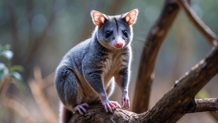 Naklejka premium Possum native to Australia