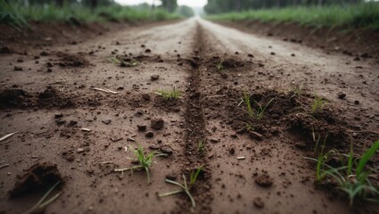 Rough and smooth ground textures in desert and agricultural settings
