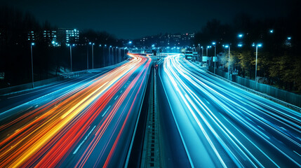 Fototapeta premium Fiber offers high efficiency, low loss, and strong interference resistance, making it the backbone of high-speed communication, modern internet, and the global information highway.