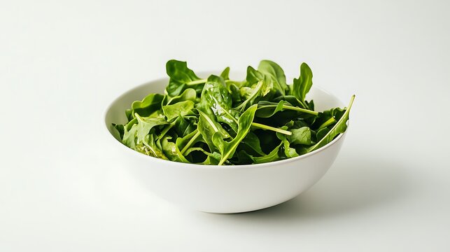 Fresh Green Salad in a White Bowl - Powered by Adobe