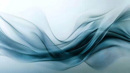 Fototapeta premium Flowing curves and swirls creating an ethereal abstract composition