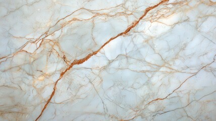 Close Up Smooth Grey White Marble Texture with Brown Veins