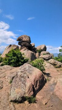 Ancient Thracian sanctuary "Turtle," today known as the "Gates of the Goddess." Bulgaria, near the city of Kazanlak