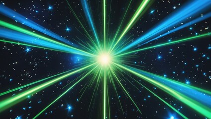 Obraz premium Glittering stars and cosmic galaxy night sky backdrop