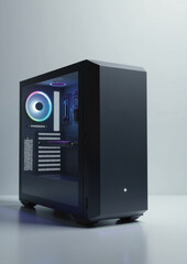 PC case, gaming rig, RGB fans, tech, custom build, gaming hardw
