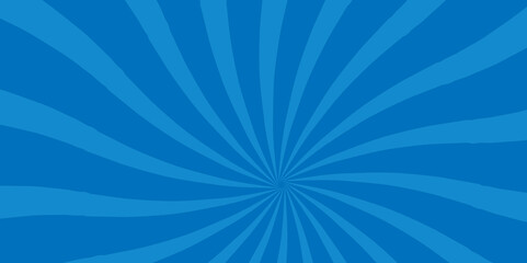 Sun rays Retro vintage style on blue background, Sunburst Pattern Background, abstract blue sunburst pattern background for modern graphic design element vector.