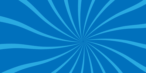 Sun rays Retro vintage style on blue background, Sunburst Pattern Background, abstract blue sunburst pattern background for modern graphic design element vector.