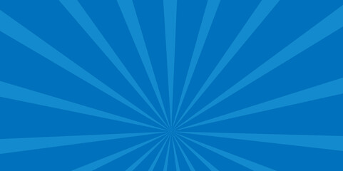 Sun rays Retro vintage style on blue background, Sunburst Pattern Background, abstract blue sunburst pattern background for modern graphic design element vector.