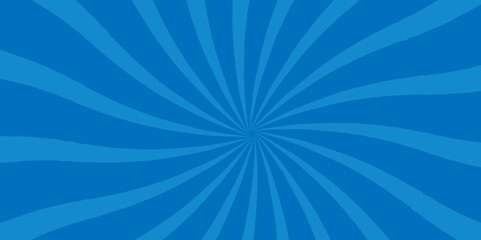 Sun rays Retro vintage style on blue background, Sunburst Pattern Background, abstract blue sunburst pattern background for modern graphic design element vector.