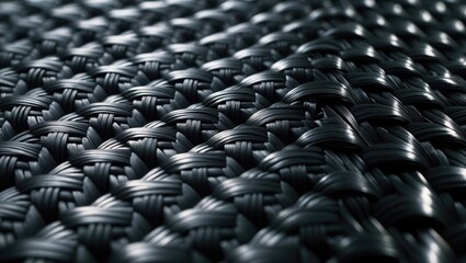 Obraz premium Squared pattern of carbon fiber texture