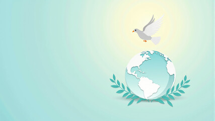 Naklejka premium Global Environmental Conservation and Sustainability