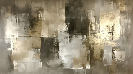 Abstract beige and brown textured artwork, modern art canvas, wall decor, home interior design