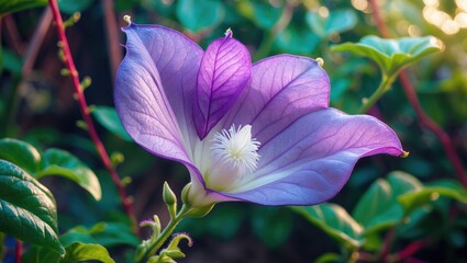 Centro or butterfly pea Purple Bean Flower, Gorgeous Flowering Vines
