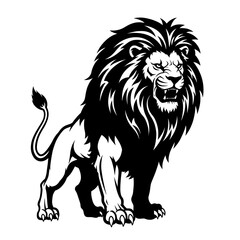 Obraz premium lion vector illustration