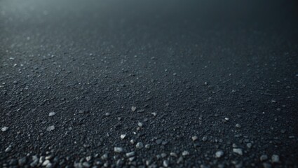 Black and gray asphalt ground with margin for text