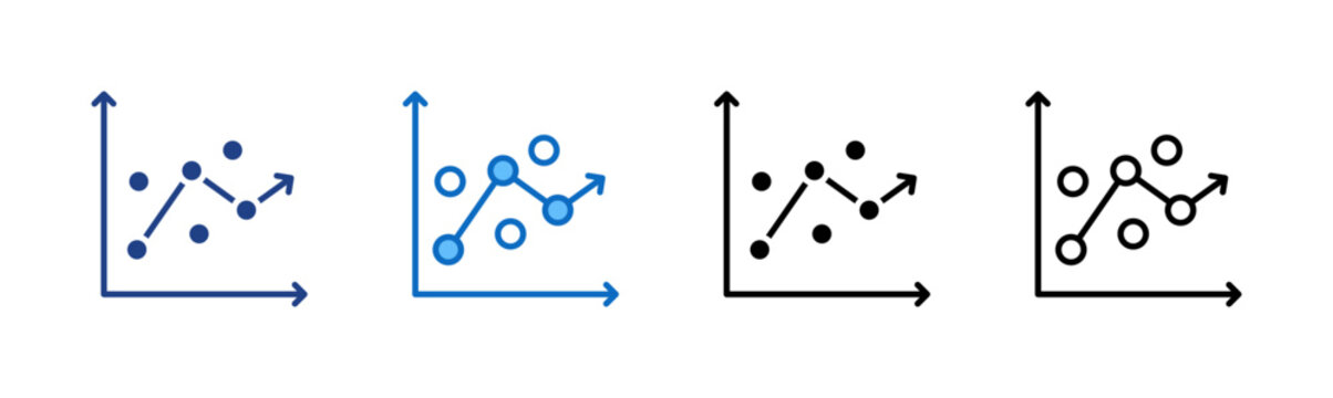 Regression Analysis Multi Style - Simple Line Graph Illustrating Data Trends