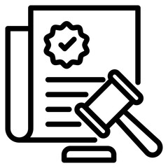 Regulation icon in vector illustration