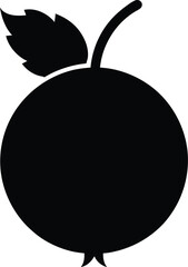 Soursop Vector silhouette 